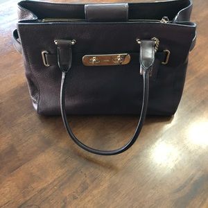 Coach Plum Handbag